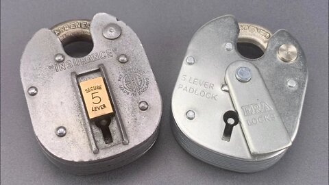 [1139] New vs. Old: ERA 5-Lever “Insurance” Padlock