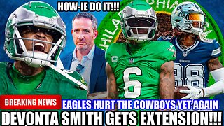 💥DeVonta Smith Signs EXTENSION! HOW-IE DO IT! 🚀 Eagles SCREW The Cowboys And CeeDee "LITTLE" Lamb🥊