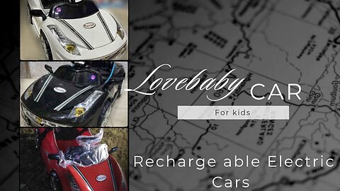 Electric Cars for kids | Rechargeable Electric Cars for Kids | smooth Ride