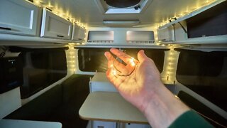 how to install LED string lights in a van, with a switch. 12 volt to USB. Vanlife build!