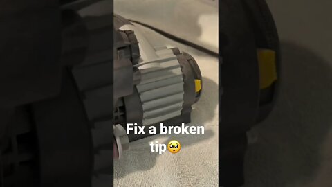 Fix broken knife tip Part 1