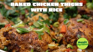 Baked Chicken Thighs With Rice
