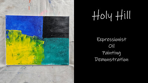 "Holy Hill" Expressionist Oil Painting #forsale #demonstration