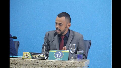 Vereador Bruno Nery faz critica através de silêncio na Câmara de Conceição do Jacuípe
