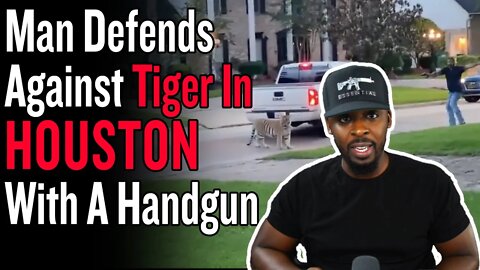 Man Defends Himself Against Loose Tiger In Houston Neighborhood With Only A Handgun