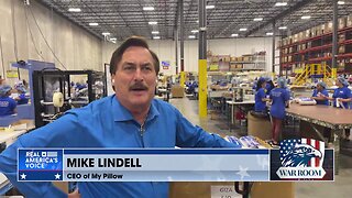 Mike Lindell Walks MyPillow Manufacturing Floor, Sharing America's Company With WarRoom Posse