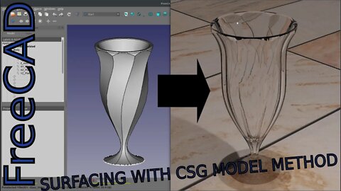 Milkshake Glass in FreeCAD |JOKO ENGINEERING|