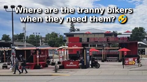 Budweiser Promotional Tents Are Empty at Sturgis Motorcycle Rally. Bikers Want Nothing to do with It