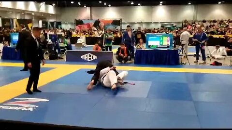 World Master Quarter finals Half Guard always helping but now with ONLY 10 seconds left #bjj #ibjjf