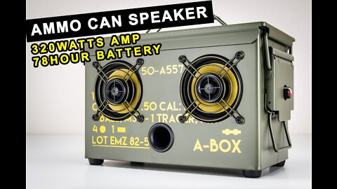The Original Ammo Can Speaker .50CAL A-BOX by Thodio
