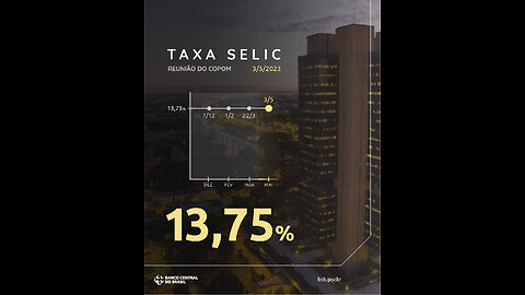 Os juros altos Banco Central do Brasil.