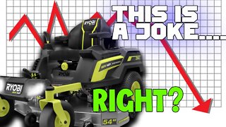 Ryobi Tool has gone COMPLETELY INSANE! why you (shouldn't) buy their lawn mowers!