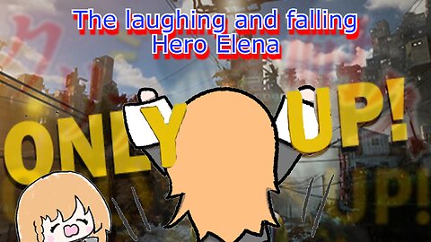 the laughing falling vtuber Elena Yunagi - only up