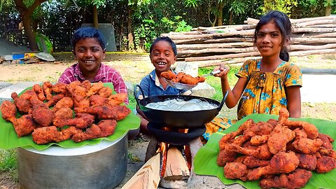 CRISPY CHICKEN LEGS | Village Style Chicken Legs Fry | Fried Chicken Recipe | Village Fun Cooking