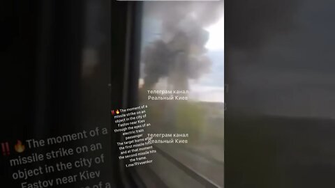 Powerful Explosions: Russian Missile Strikes Destroys Ukranainan Military Infrastructure Near Kiev