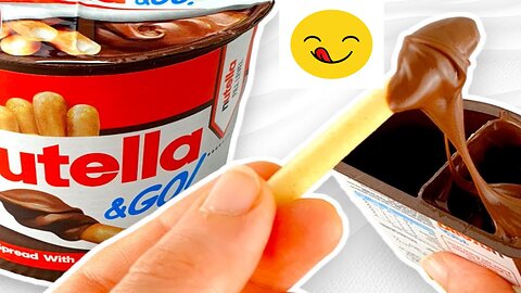 Nutella &GO Chocolate Unboxing | Satisfying