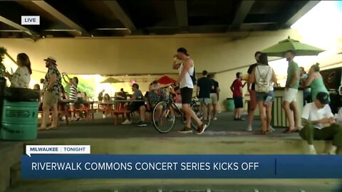 Opening night of Riverwalk Commons concert series underway
