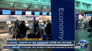 Holiday travel ramps up at DIA amid Atlanta outage