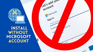 How to Install Windows 11 without Microsoft Account