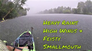 Hard Rains, Heavy Winds and Feisty Smallmouth
