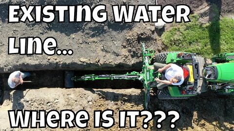 FAIL!! Water Line Install. Deere 2038R and Backhoe
