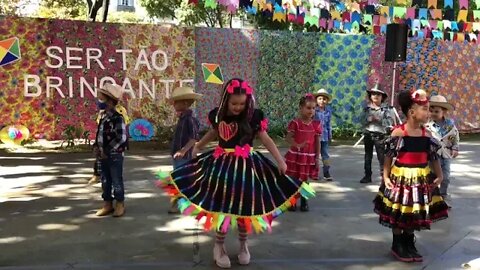 PREPARATIVOS APRESENTAÇAO QUADRILHA FESTA JUNINA DO SESC #festajunina #infantil #dança #shorts