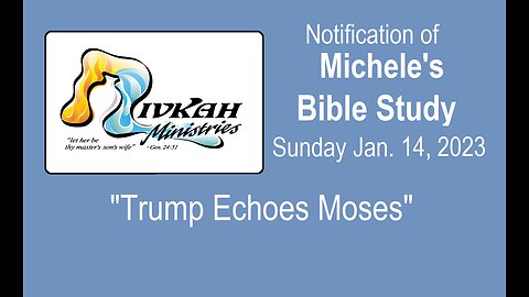 Trump Echoes Moses