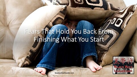 Fears That Holds You Back