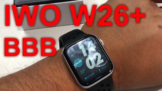 Smart Watch IWO W26+ MTK 2502D Umbox primeiras impressões