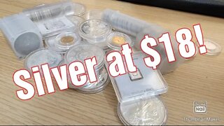 The price of silver is crashing! Should you sell your stack?