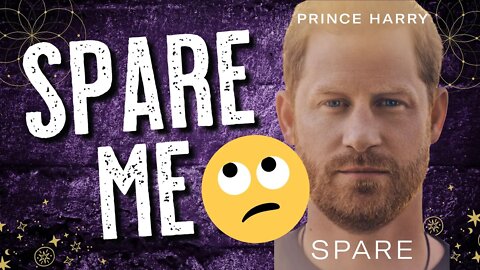 Spare Prince Harry Book Tarot Reading