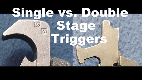 AR-15 Single Stage Trigger vs Two Stage Trigger, dry fire observations