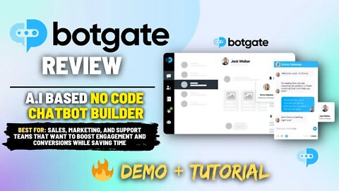 Botgate Review [Lifetime Deal] | A.i Chatbot Builder with Funnel Automation for more Sales & Leads