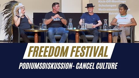 Freedom Festival 2023 |Podiumsdiskussion |Können in einer Cancel Culture Brücken geschlagen werden?