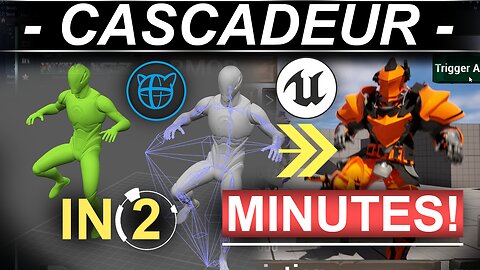 COMPLETE Cascadeur + Unreal5 Workflow (2 MINTUES!!)