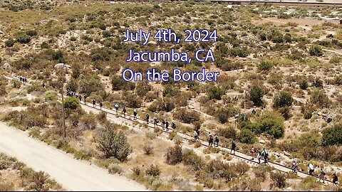 Drone Video: July 4th Caravan Crosses Border Illegally Near Jacumba, CA - From Spain & Columbia