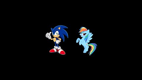 Sonic ft Rainbow dash no favors (ai cover crossover)