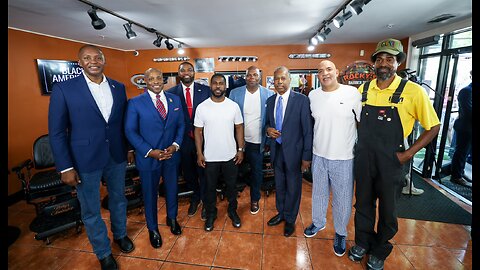 Pres Trump calls into Barbershop Roundtable with Black American business leaders in Atlanta, GA