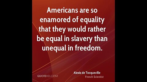 Equity Equals Slavery - The Truth About "Civil Rights"