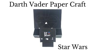 How To Create Origami Darth Vader (Star Wars) - DIY Easy Paper Crafts