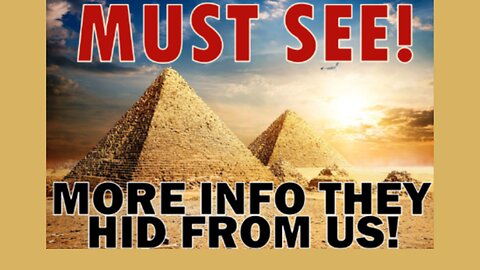 Pyramid Info They Hid From Us! 6-22-23