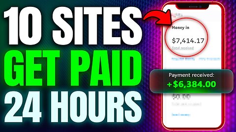 10 HIDDEN Websites That Will Pay You Daily Within 24 Hours (Work From Home)