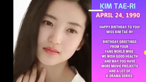 KIM TAE-RI BIRTHDAY ON APRIL 24 #shorts