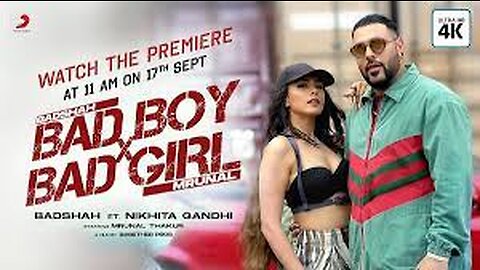 "Bad Boy X Bad Girl Lyric Video: Badshah ft. Nikhita Gandhi, Mrunal Thakur | Official Release"