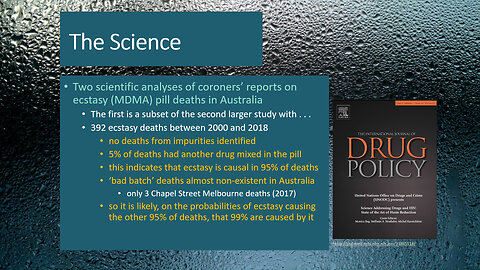 Episode 1 - Exposing Pill Testing Misinformation series - It's the Ecstasy, Stupid!