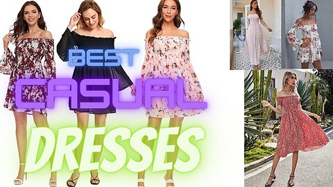 best casual dress for girl | floral dress | best casual dress for women 2023