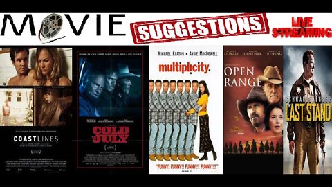 Monday Movie Suggestions ft. COASTLINES, COLD IN JULY, MULTIPLICITY, OPEN RANGE, THE LAST STAND