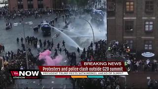Police, protestors clash ahead of G20 summit in Germany