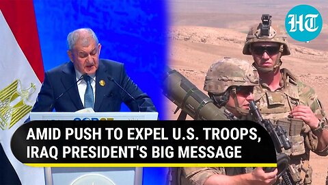 After Anti-USA Move, Iraq Targets Israel With President's Speech On 'Safe, Stable' Mid-East | Gaza