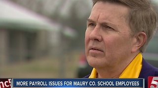 Maury County School Employees Face Another Payroll Problem